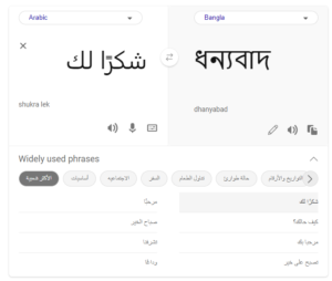 আরবি থেকে বাংলা অনুবাদ করার নিয়ম