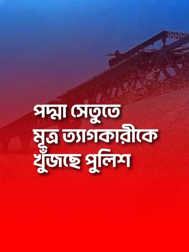 পদ্মা সেতুতে মূত্র ত্যাগকারী যুবককে খুঁজছে পুলিশ